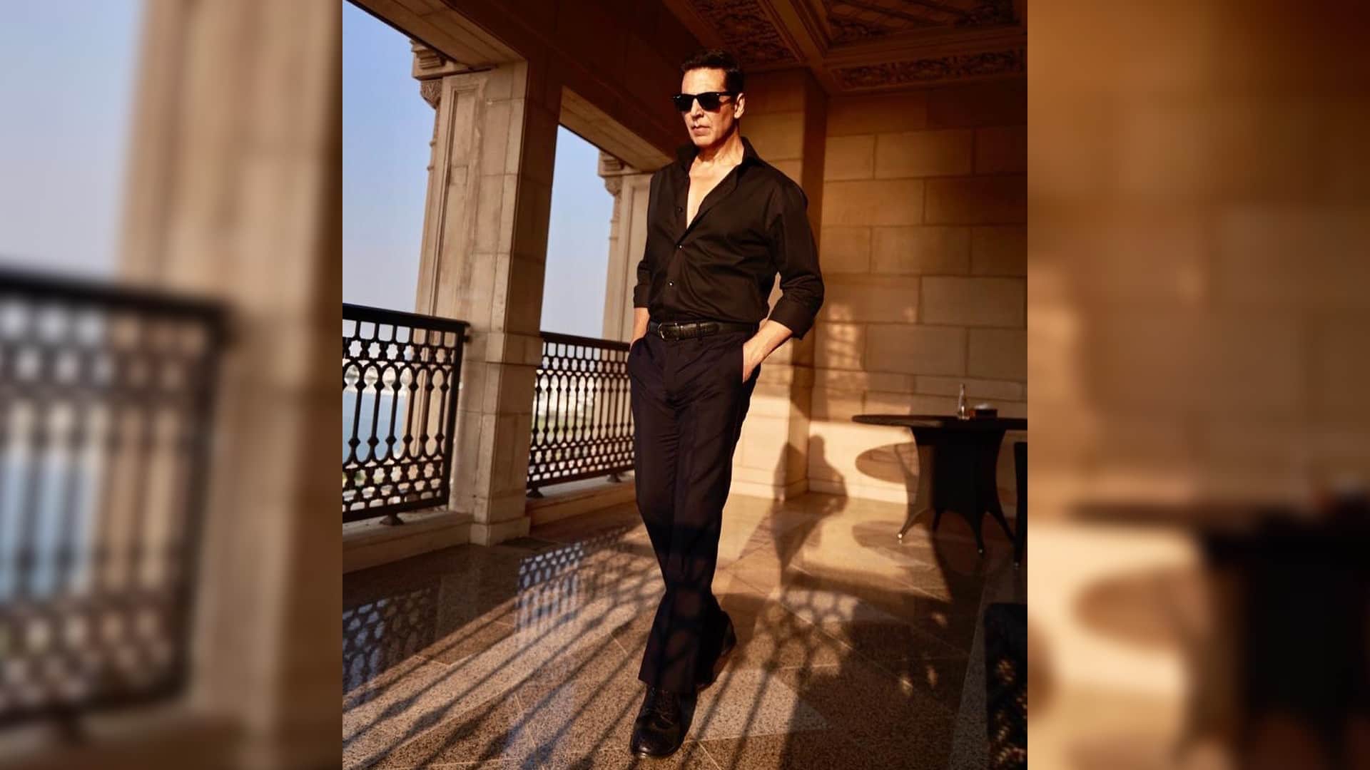 Akshay Kumar start shoot for vedat marathe veer daudale saat share video in Chhatrapati Shivaji Maharaj look