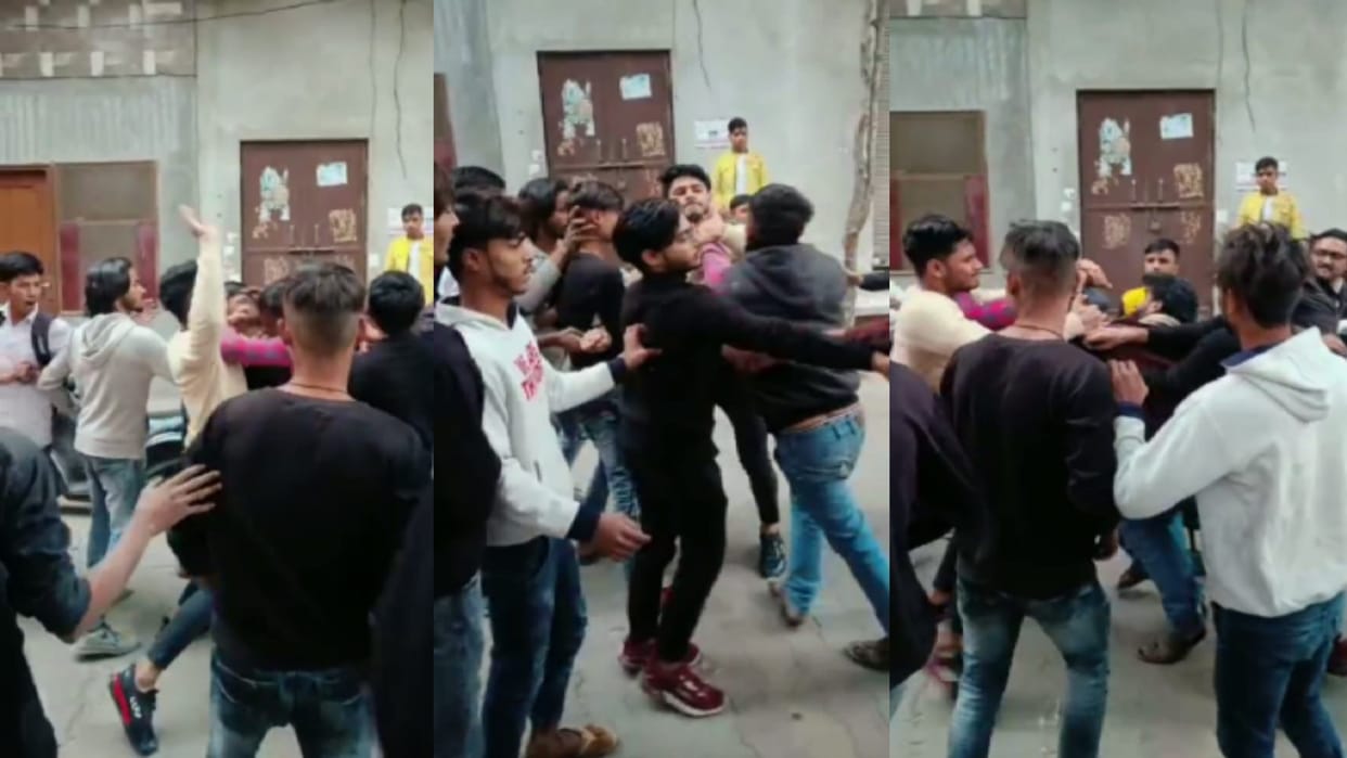 Attacked on father and brother after molesting with girl student in Baghpat