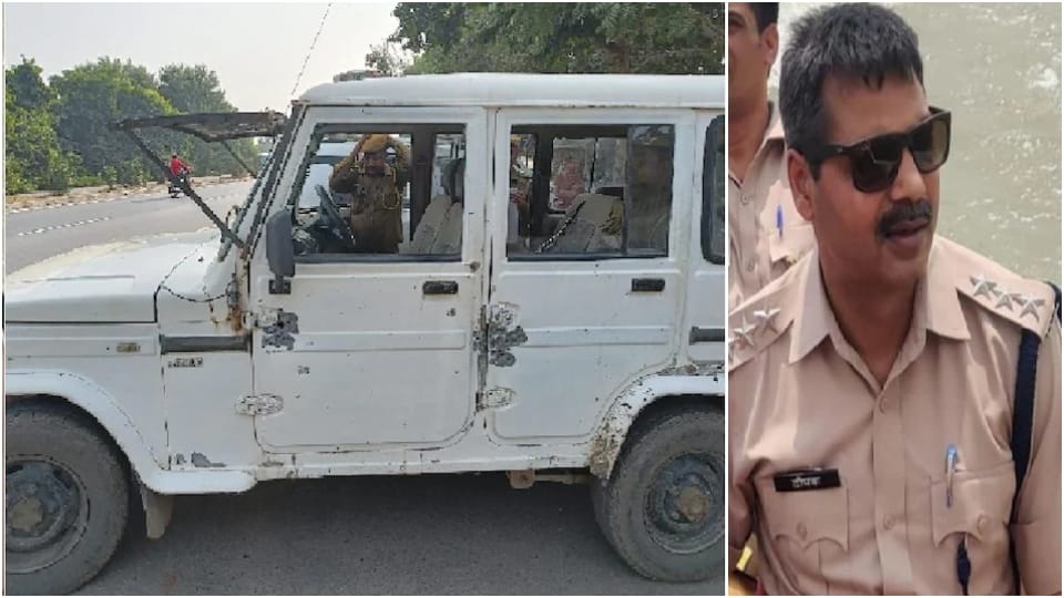 Encounter between Dholpur police and miscreants bullet proof jacket saved dsp life