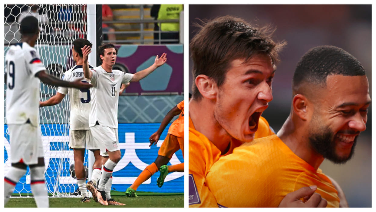 netherlands vs usa football live score fifa world cup 2022 super 16 match at khalifa international stadium