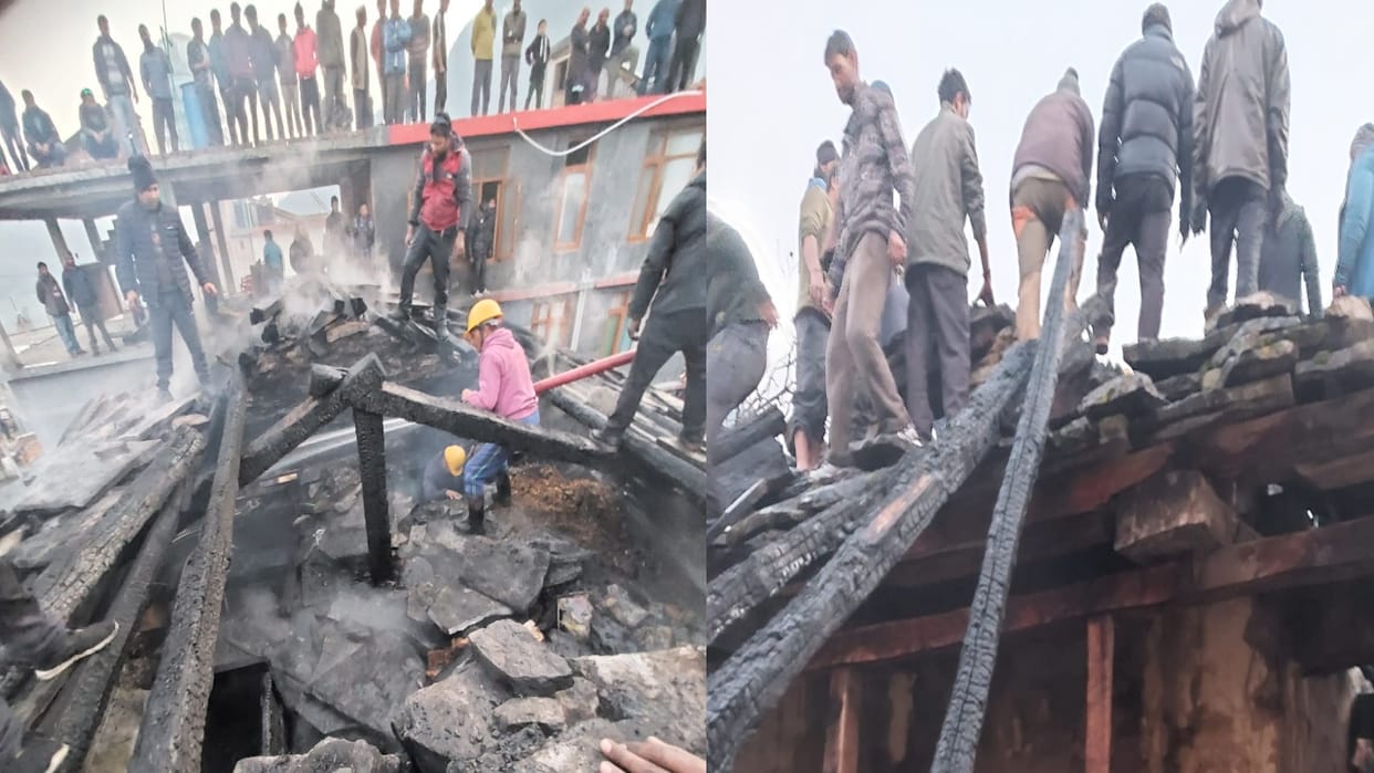 house gutted in fire in manali, loss of 50 lakhs