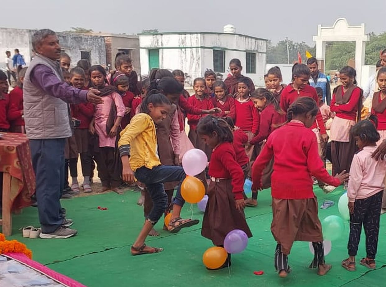 Krishna and Preeti topped the race