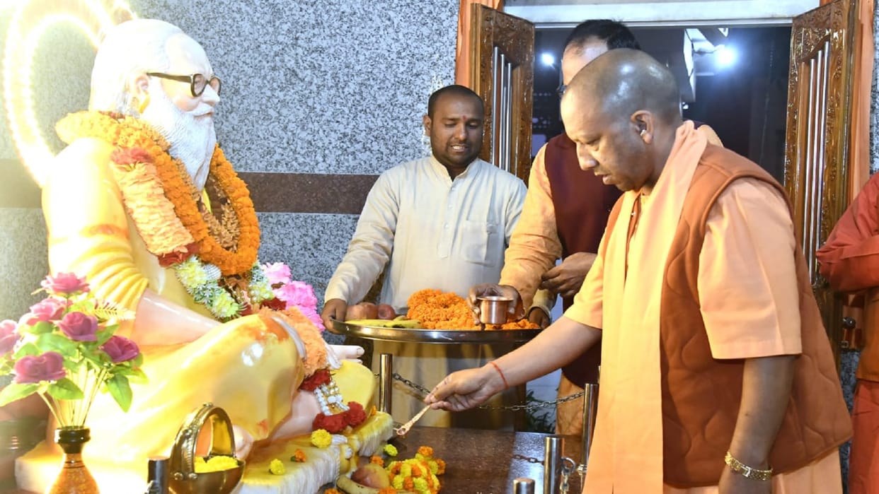 CM Yogi on three day tour in Gorakhpur meeting with officials regarding development plans