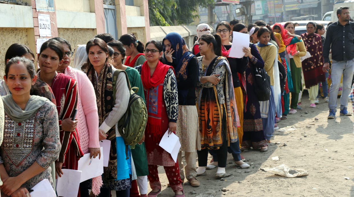 HTET: 95493 candidates took the exam at 327 centers