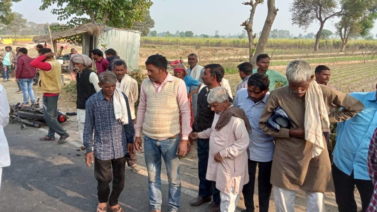 Sambhal: Two killed in bike collision, one in critical condition
