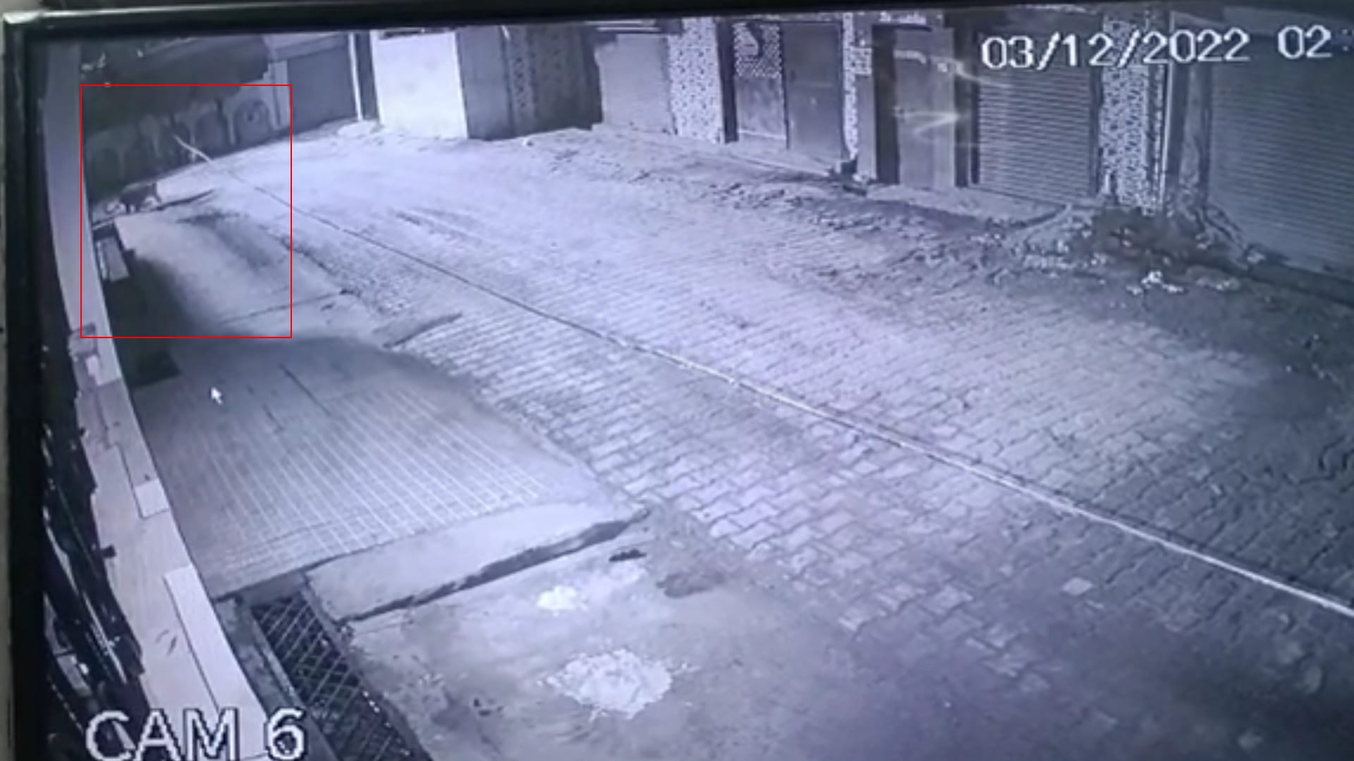 In Meerut landlord was checking  CCTV after waking up  suddenly he saw a leopard