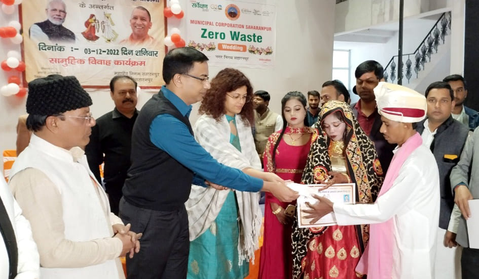 32 couples tied in marriage ceremony