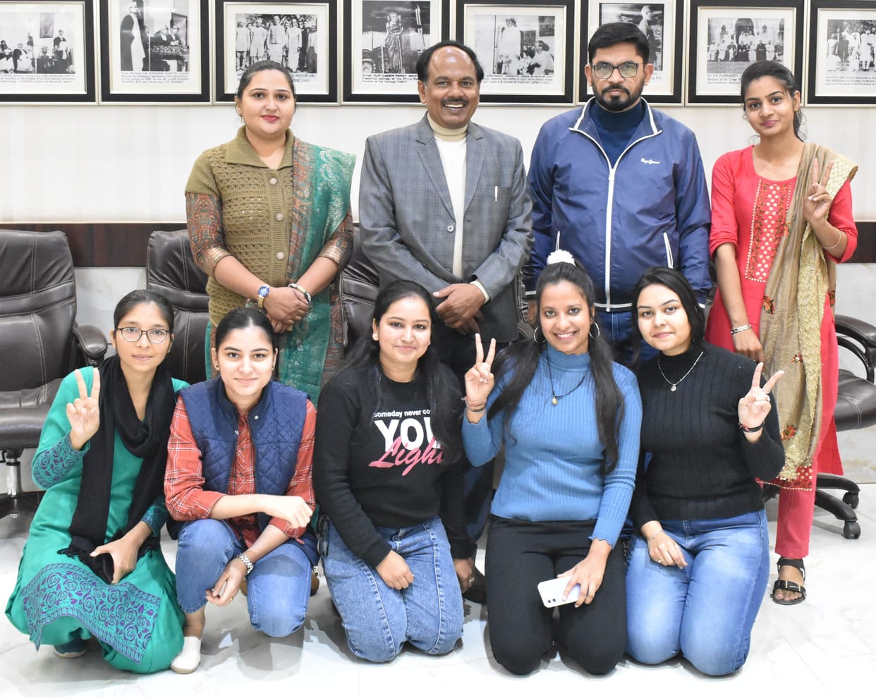 Five students of Arya College in the top ten list of KUK