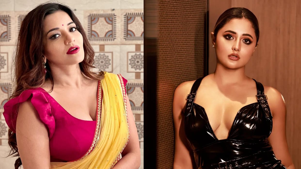 Photos Of The Day rashmi desai hot look monalisa rashmika mandanna pooja hegde akshay today celebrity update