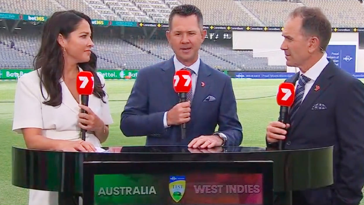 Ricky Ponting returns to commentary after suffering sharp chest pains; Australia vs West Indies
