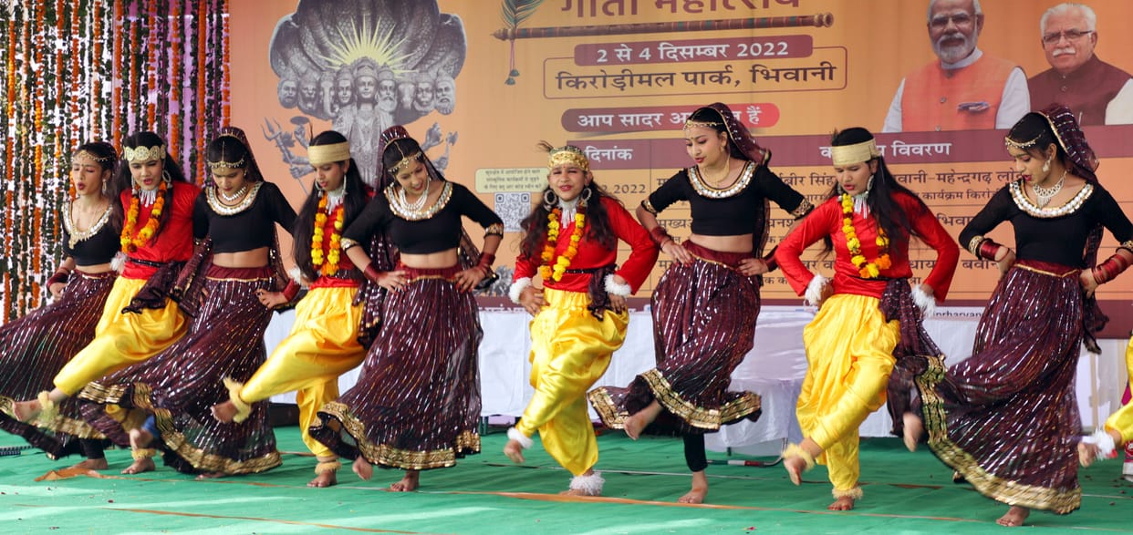 Colorful cultural programs in Gita Jayanti Festival spread the shade of culture