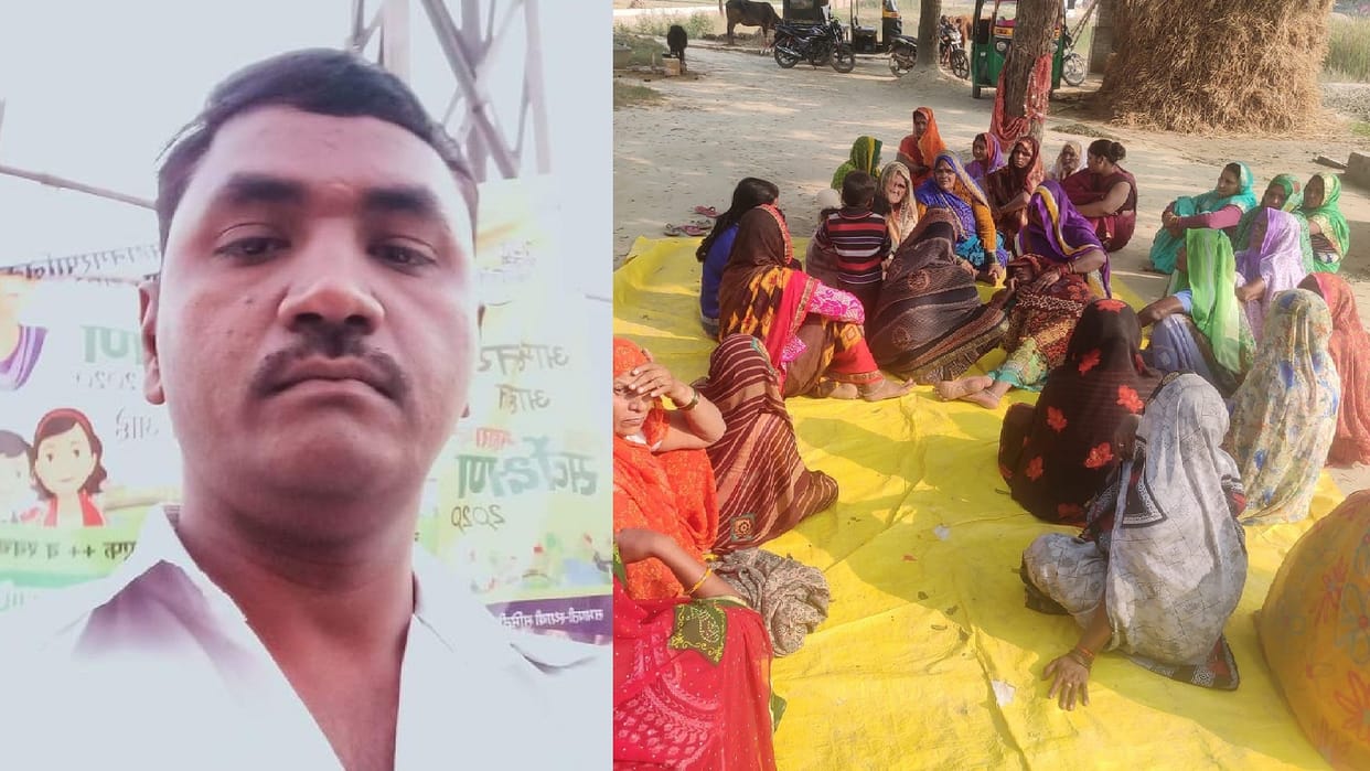 Jaunpur accident news: uncontrolled truck collided with a tree, driver died on the spot