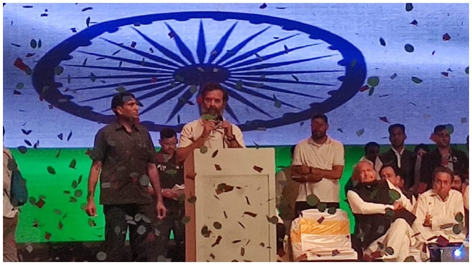 Bharat Jodo Yatra in Rajasthan Rahul Gandhi attacked RSS Jhalawar