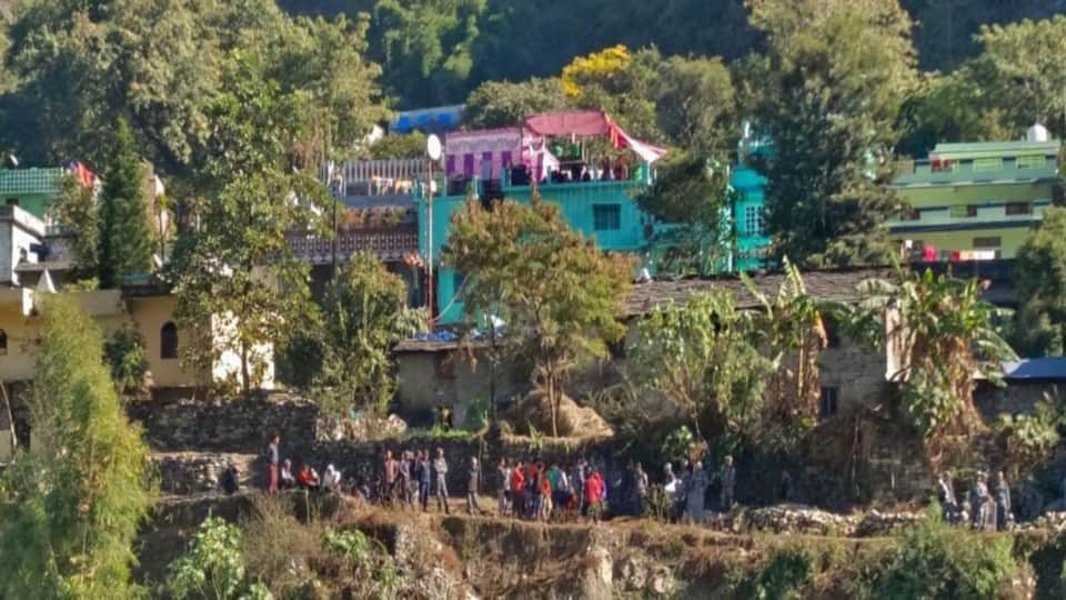 Nepal-India Border Kali River embankment dispute Seven time Stone pelting