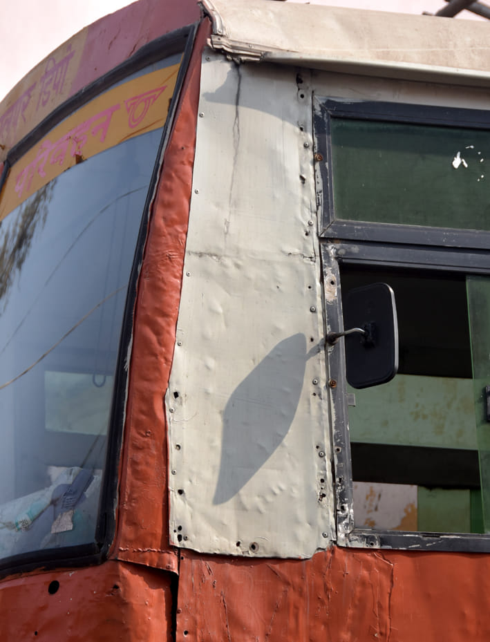 Dangerous journey in roadways buses