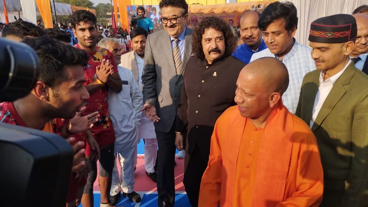 CM Yogi increased enthusiasm of players in Kabaddi competition