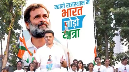 Poster war between Gehlot and Pilot supporters before entry of Bharat Jodo Yatra in Rajasthan
