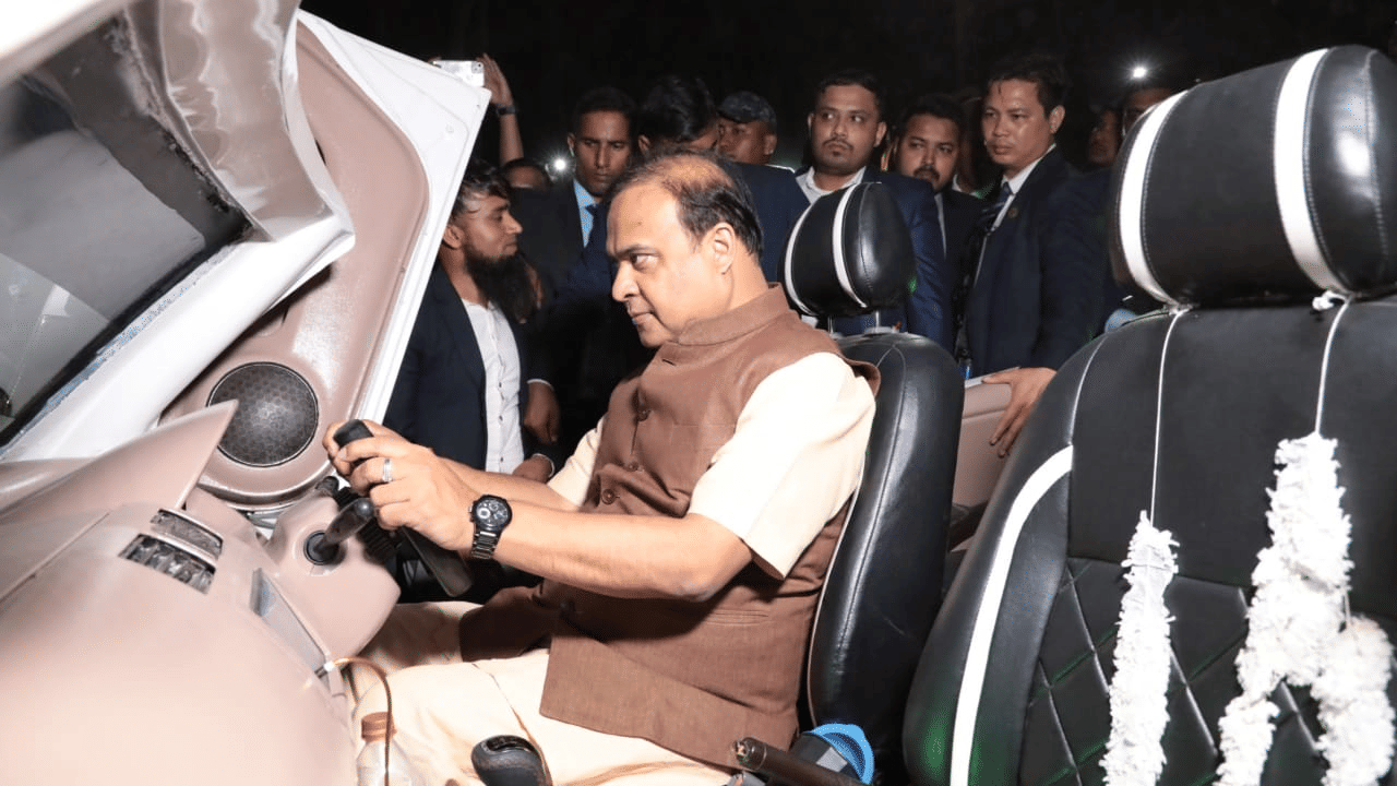 Assam CM Himanta Biswa received a 'Lamborghini' worth ten lakh rupees as a gift