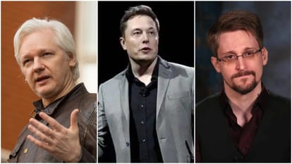 Julian Assange-Elon Musk- Edward Snowden
