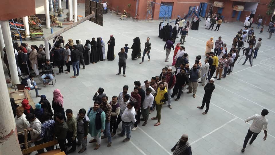 MCD Election Mobile phone was not allowed to be taken to polling station even after permission of Election Com