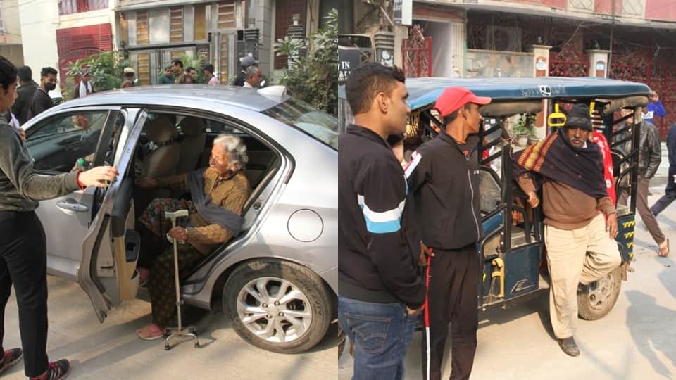 MCD Elections 106 year old woman cast vote in bara hindu rao