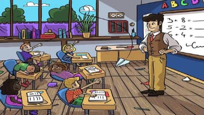 Optical illusion: Spot the hidden spectacles in classroom picture check your brain iq