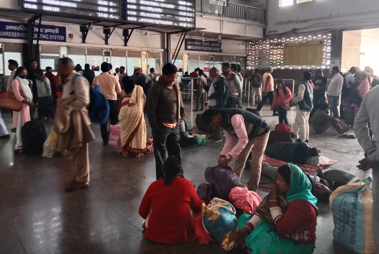 There is no seat in any train for metros for a month