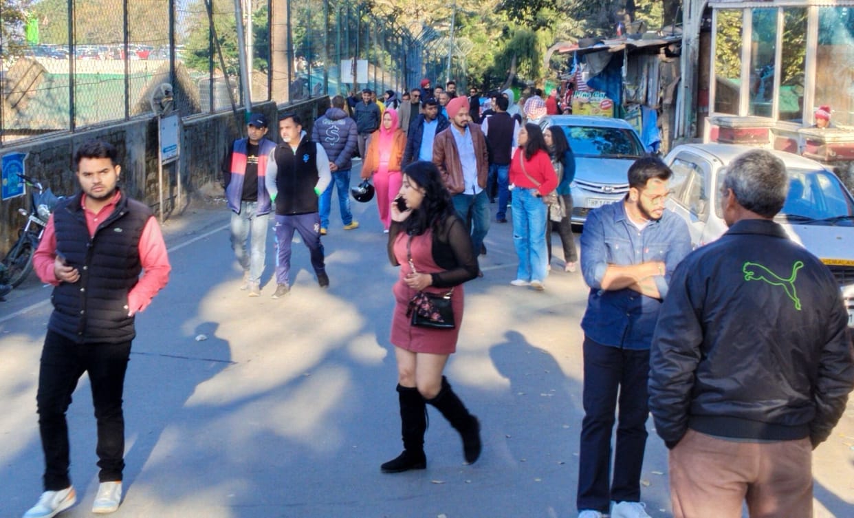 Kasauli and Chail buzzing with tourists, 80 percent occupancy in hotels