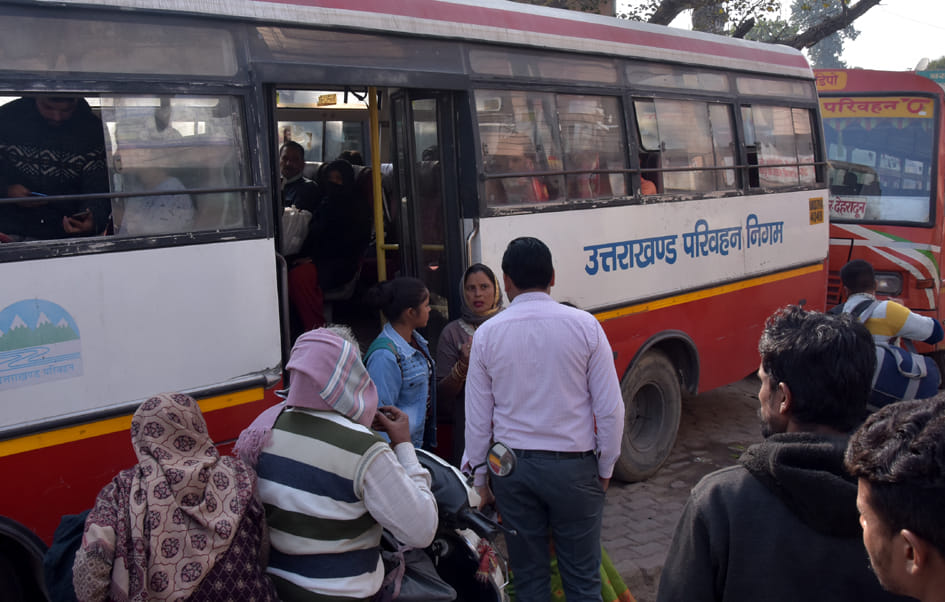 Roadways buses went to elections, passengers upset