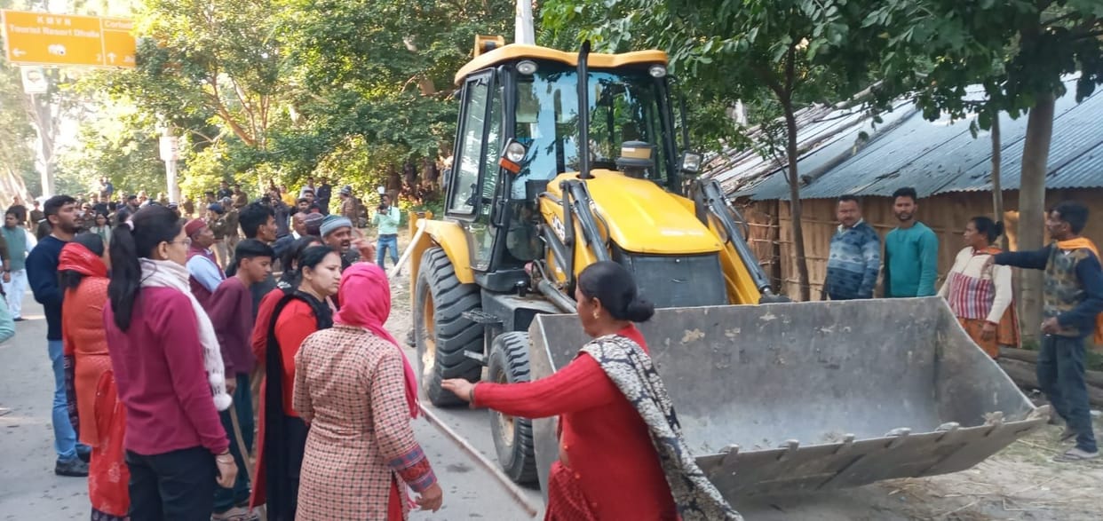 Team went to remove encroachment, villagers protested