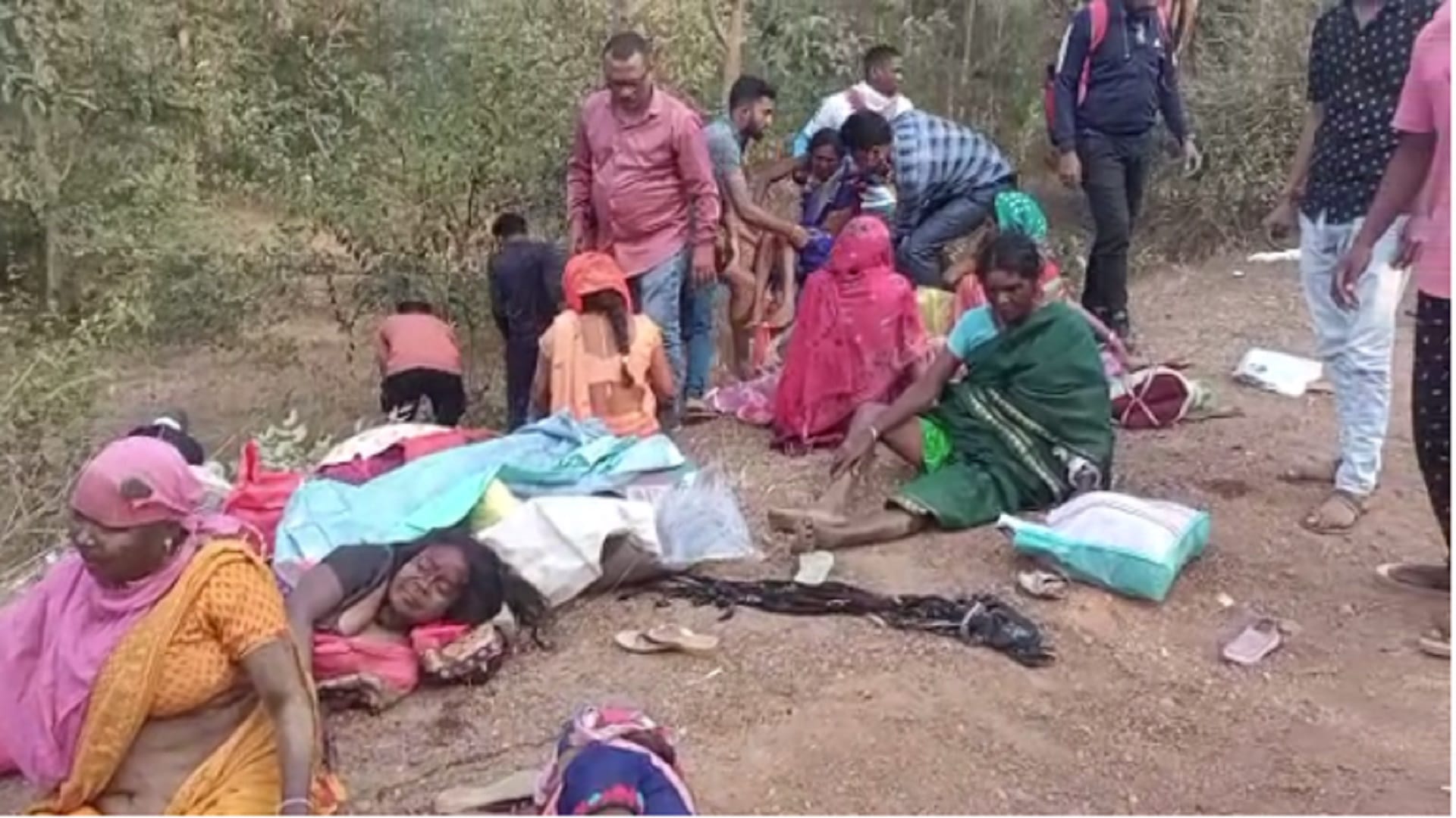 two killed, 36 injured after matador overturned in chhattisgarh kanker