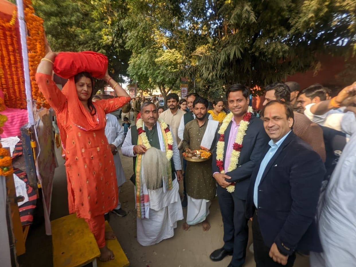 Shobha Yatra on Geeta Jayanti Festival, tableaux were the center of attraction