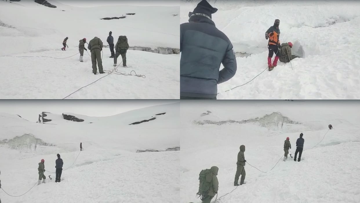Heavy weekend rush of tourists  in Sissu and Koksar of Lahaul, enjoyed adventure activities with fun amidst th