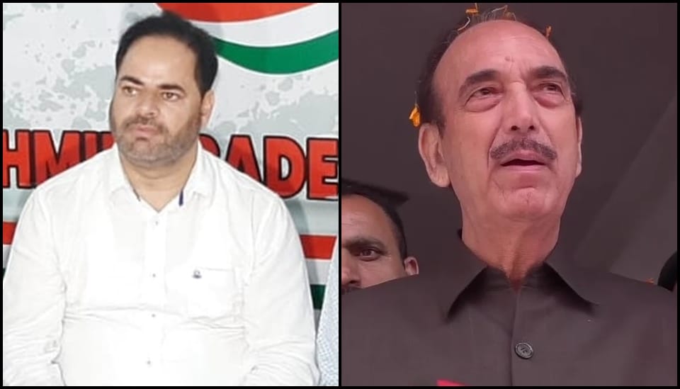 Jammu Kashmir Vikar Rasool remarks on Padma Bhushan as small award Azad said small people small talks