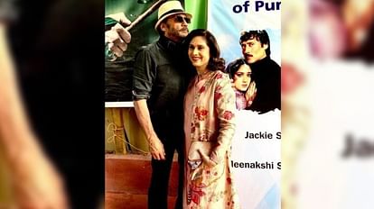 meenakshi seshadri and jackie shroff were seen together after a long time she wants to comeback in films