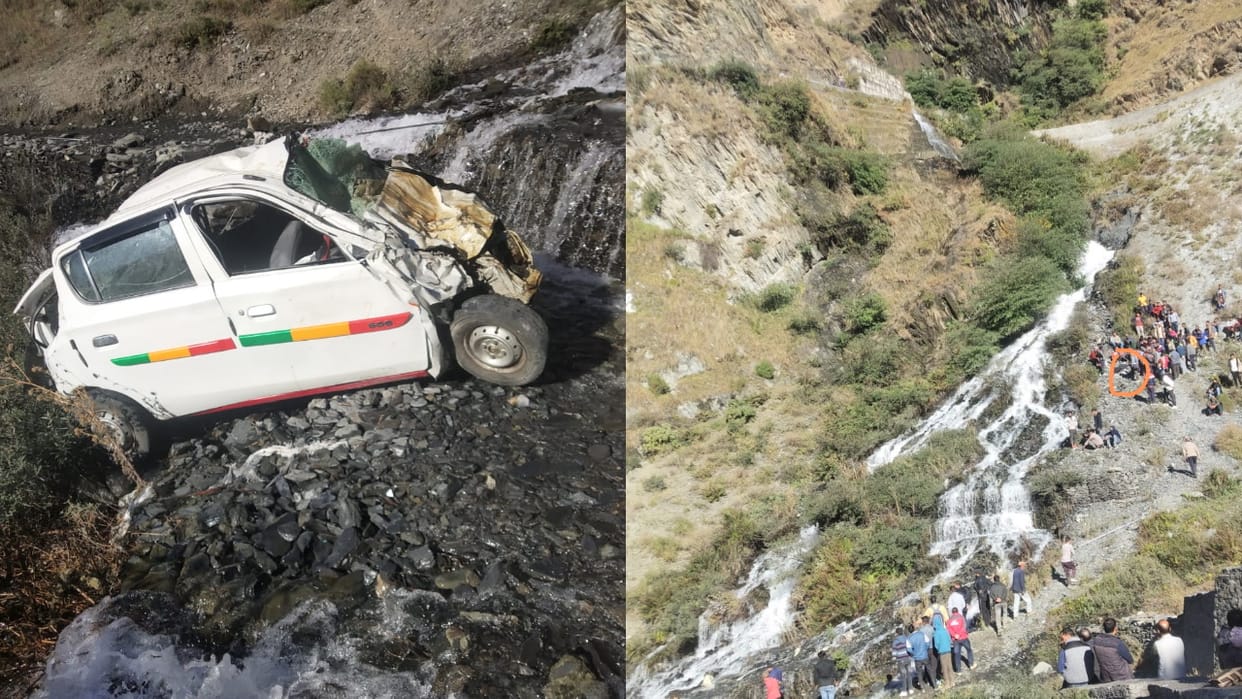 Car fell into deep gorge on Chudi-Radi road, driver died