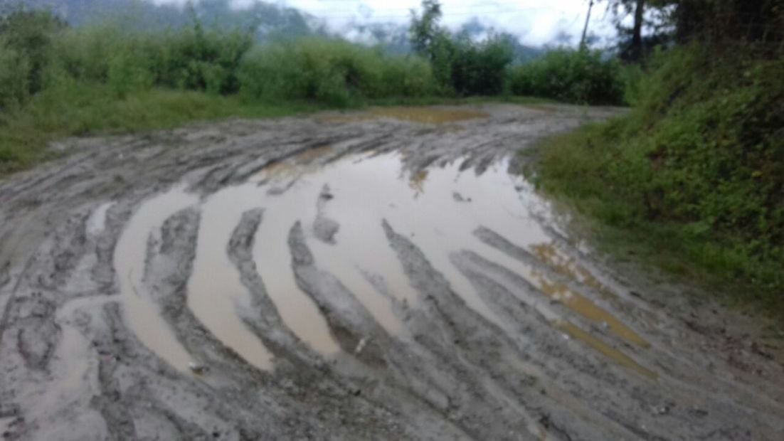 Bad Road in Ranikhet