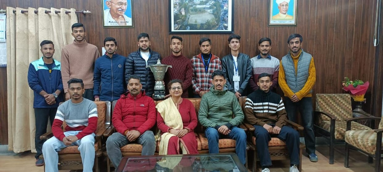 bilaspur news himachal news Welcome to Bilaspur College for winning handball team