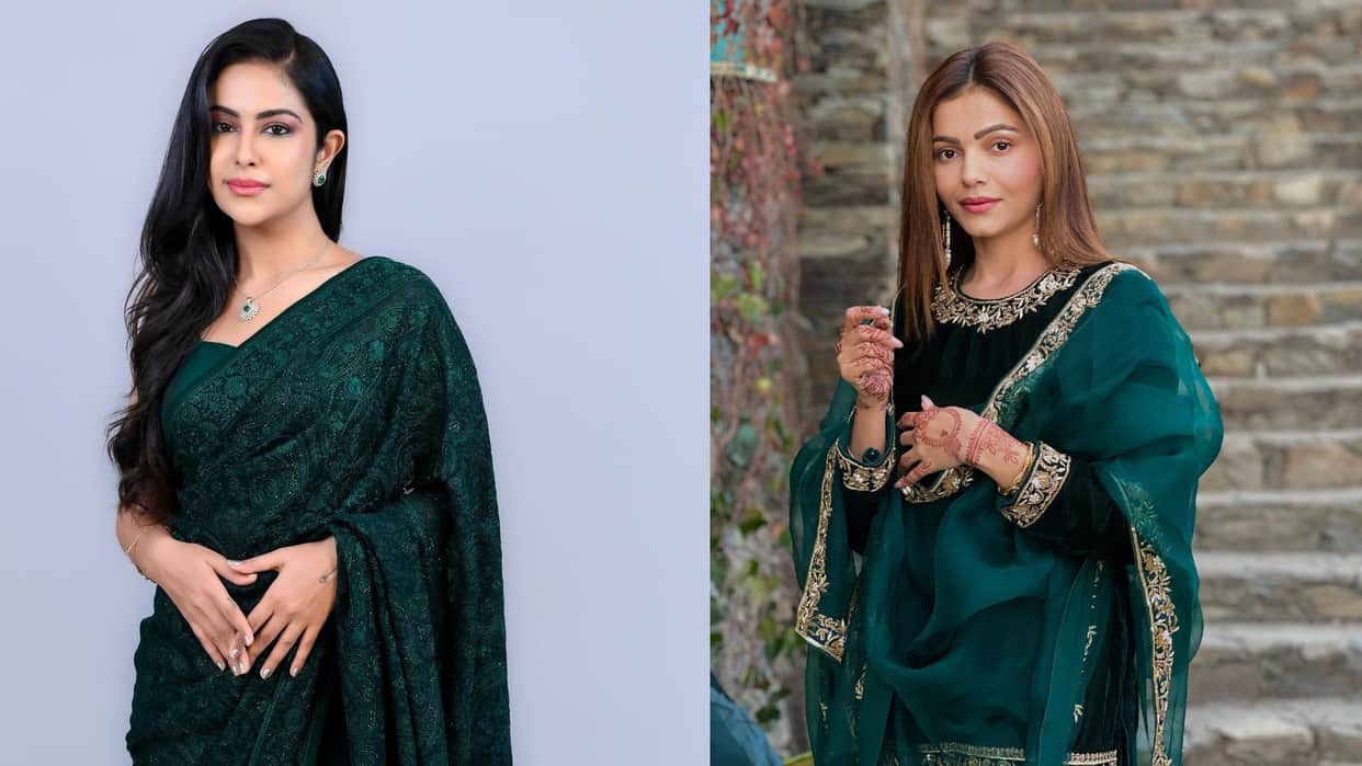 Rubina Dilaik ethnic look avika gor ajay devgn Sunny Leone pics today celebrity update in 10 pictures