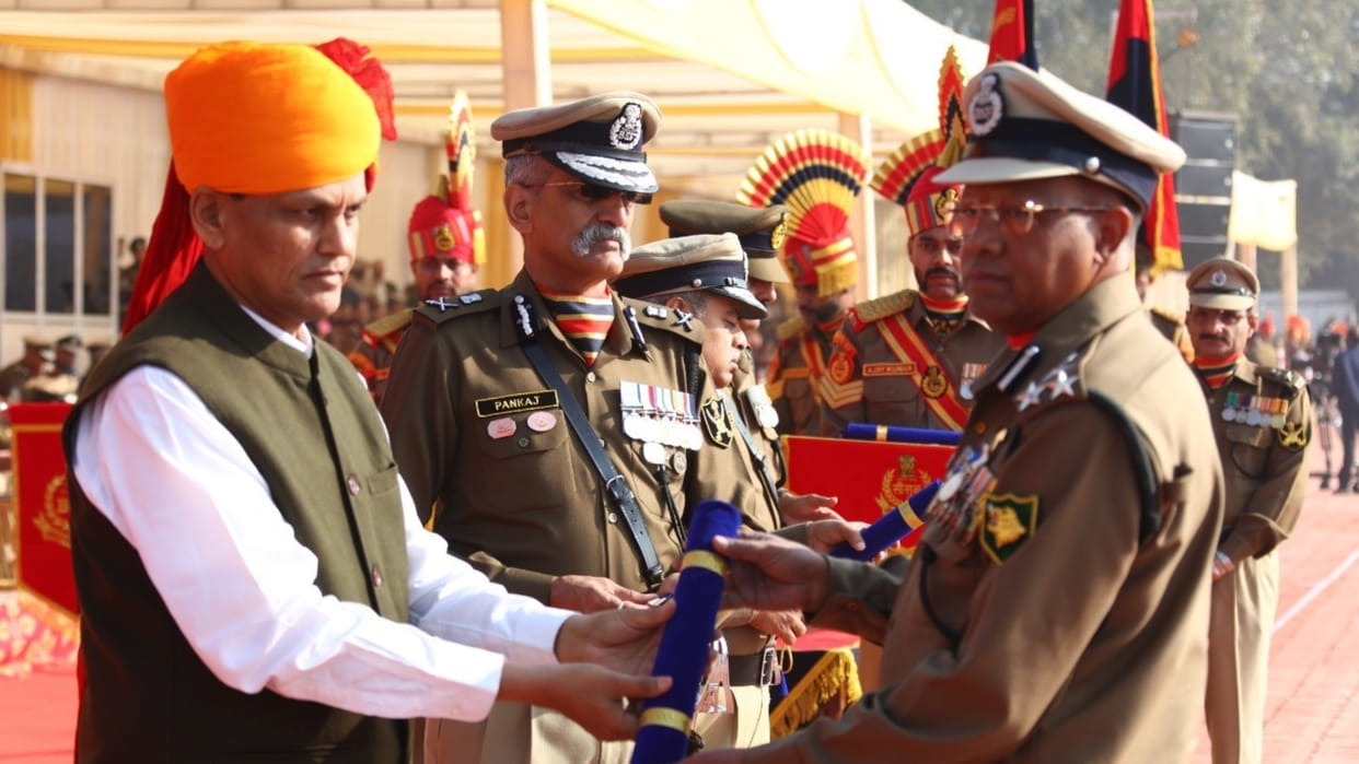 BSF DIG PSO Ajit Kumar Tete honored with Presidents Medal