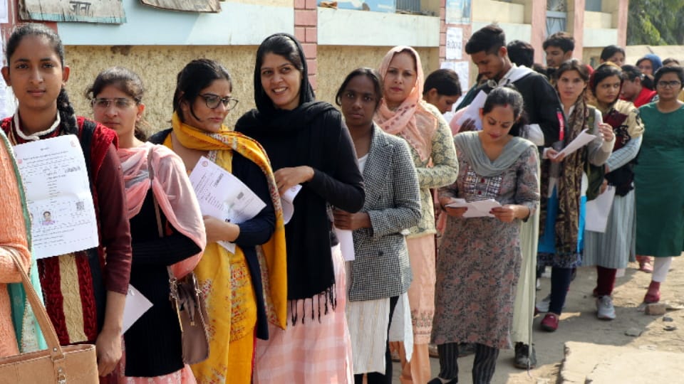 3052 examinees appeared in HTET exam in two days