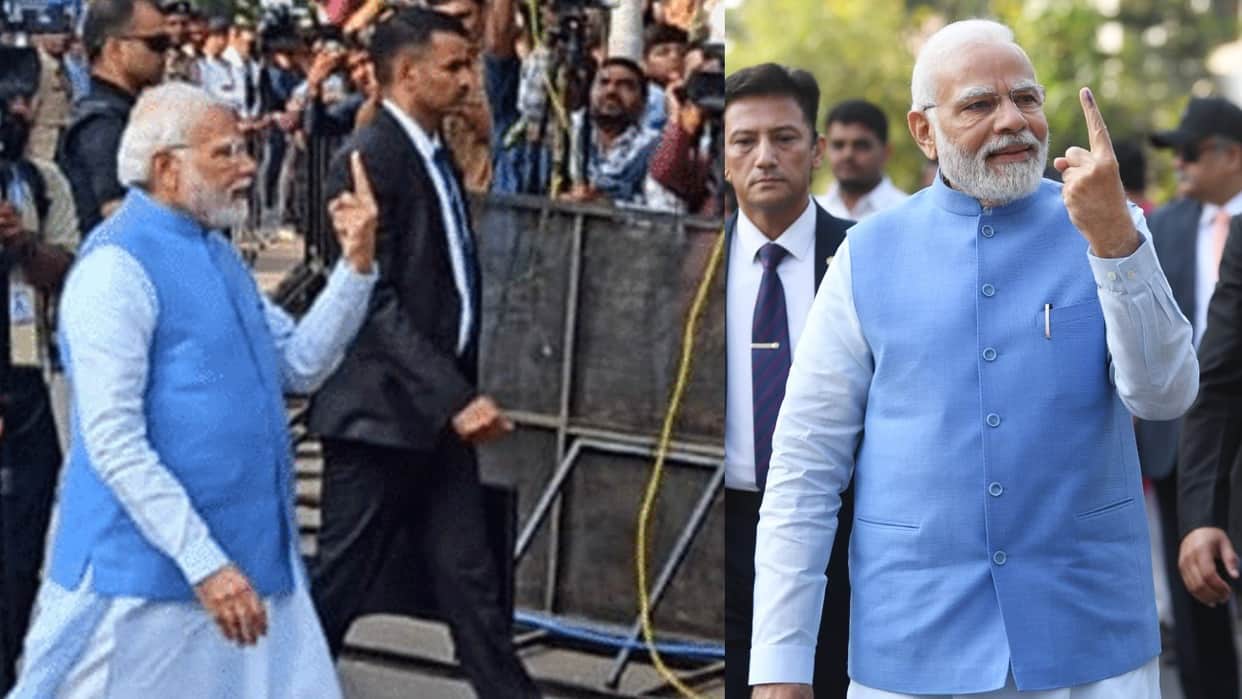 Gujarat Election: Did PM Modi make a big mistake by walking after casting his vote? Know what the rule says