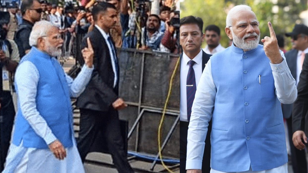 Gujarat Election: Did PM Modi make a big mistake by walking after casting his vote? Know what the rule says