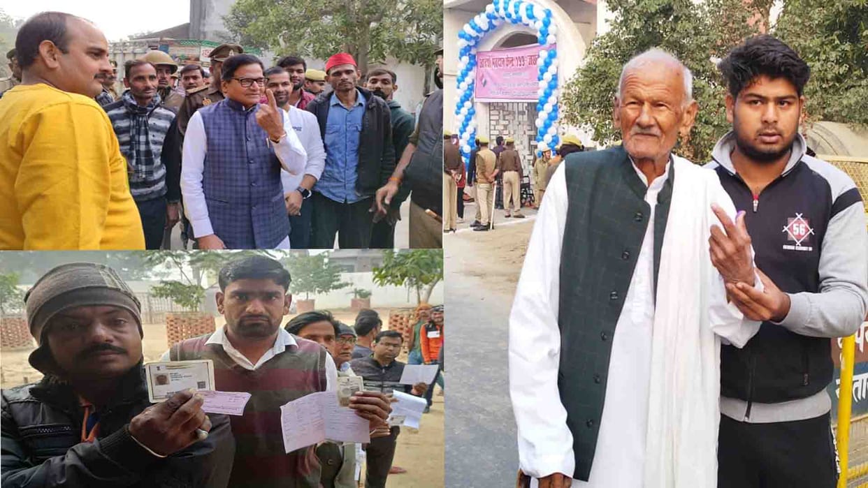 Mainpuri By-Election 2022 Voting, etawah news