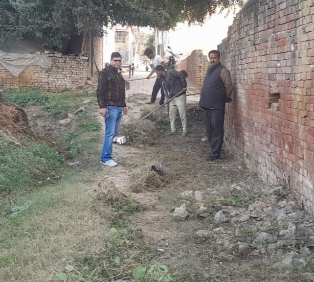 Municipal team ran in Mohan Nagar Colony
