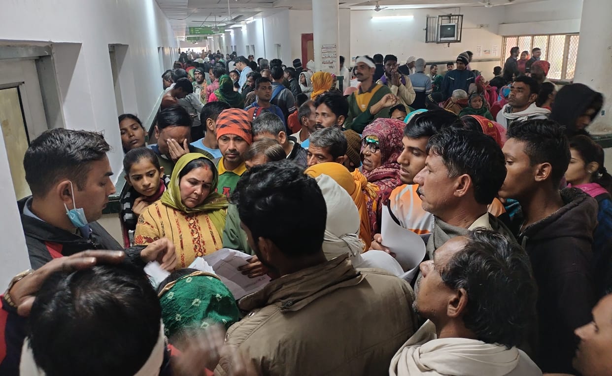 Daily new patients of pneumonia coming in OPD,