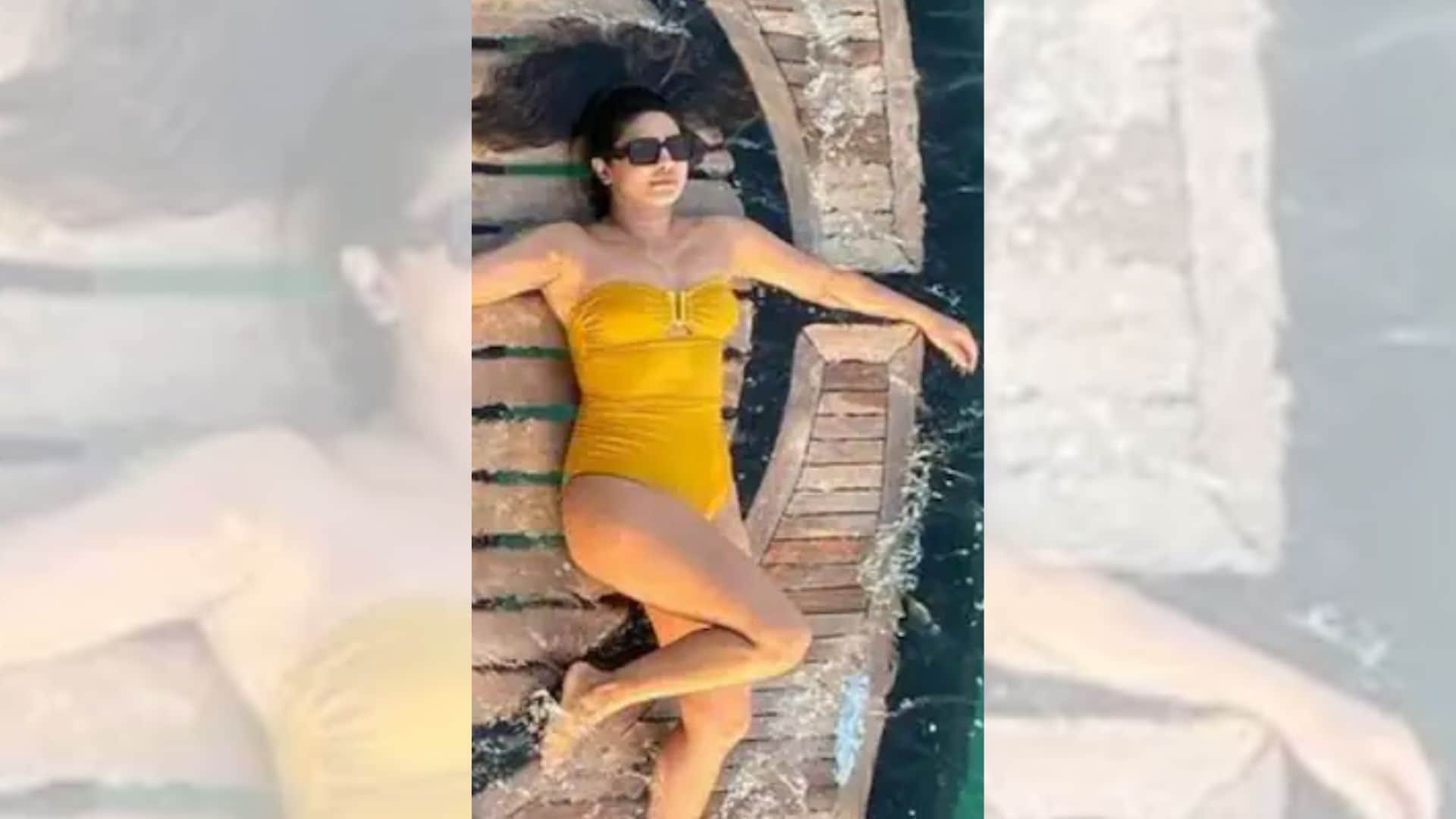 Priyanka Chopra Weekend in Dubai See Actress Latest Instagram Viral Photos in Yellow Swimsuit