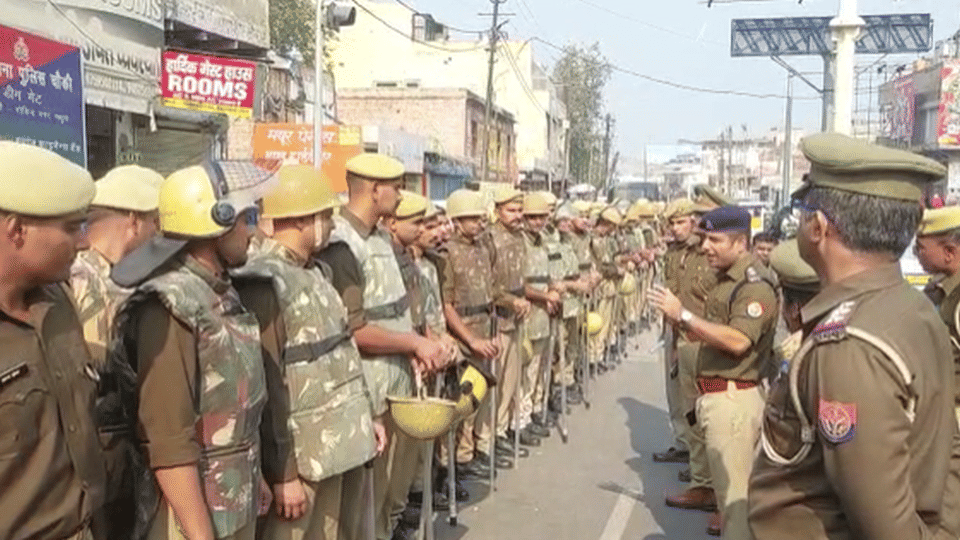 Security of Sri Krishna birthplace and Idgah increased over six December in Mathura