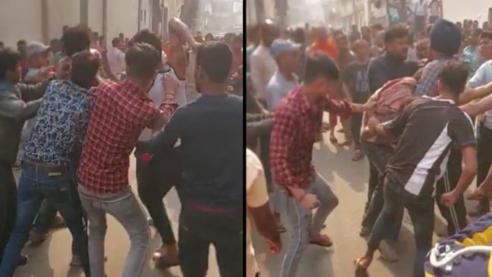 People thrashed snatcher in Ludhiana of Punjab