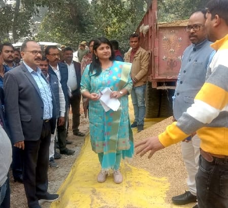 Nodal officer inspected paddy purchasing centers